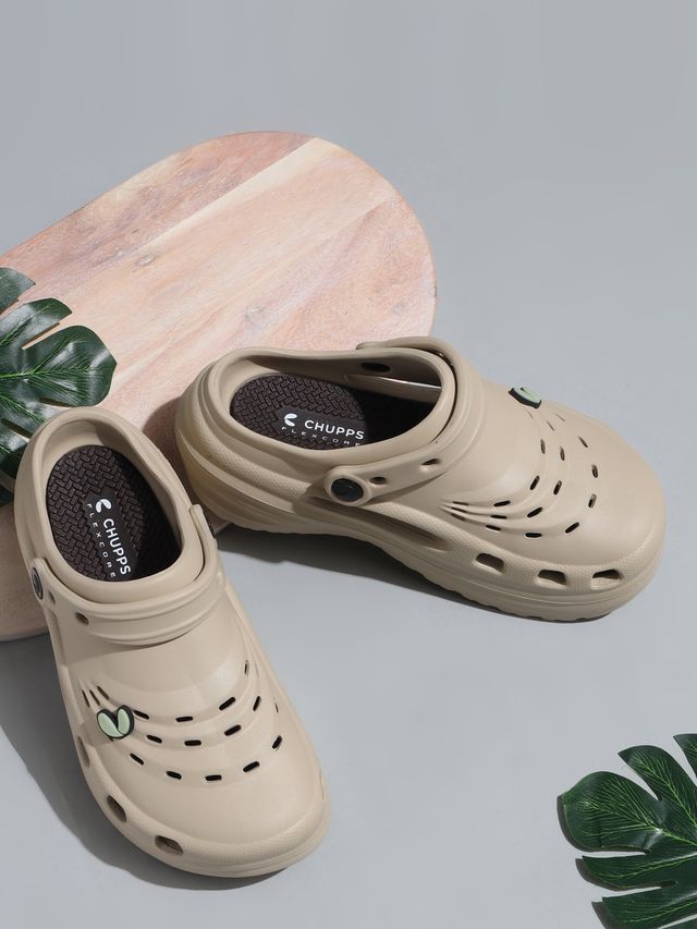 Chupps Womens Eden Beige Brown Flip flop Sliders